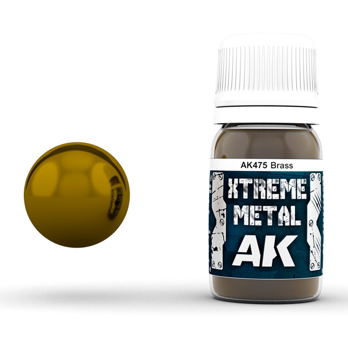 AK Interactive AK475 Xtreme Metal Brass 30mL