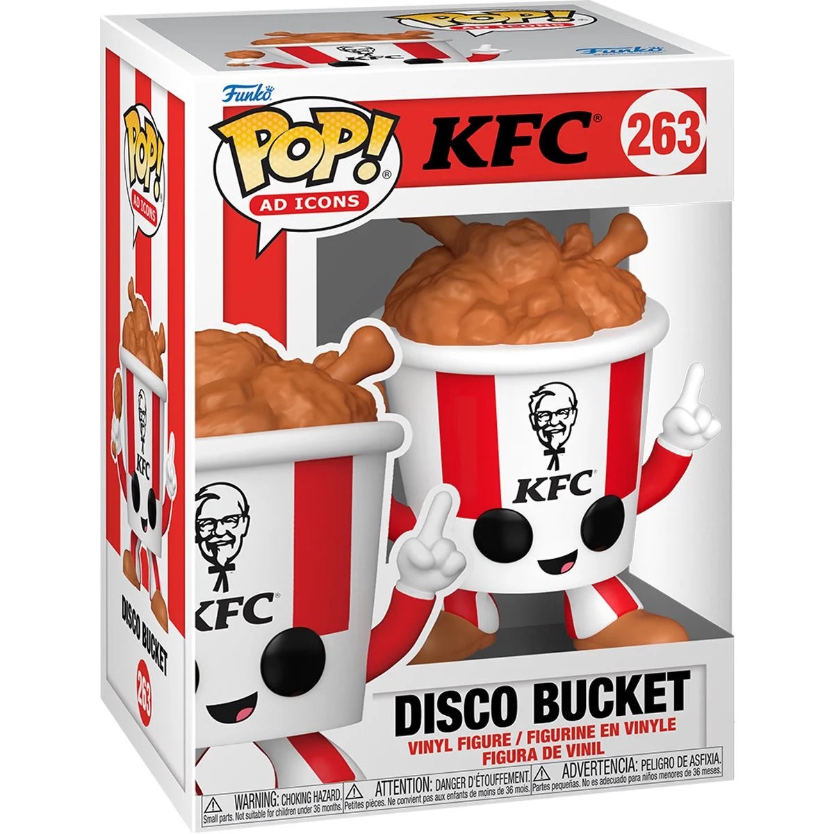 Pop Icons KFC Disco Bucket Figure
