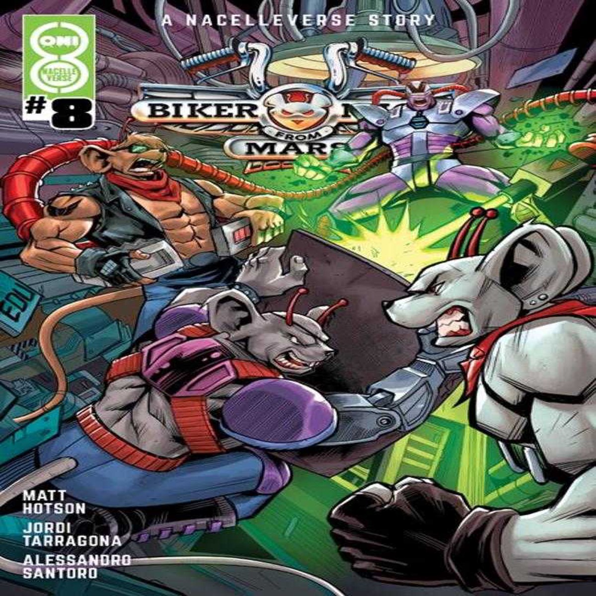 Biker Mice From Mars (2025) 8 Cover A Edu Souza