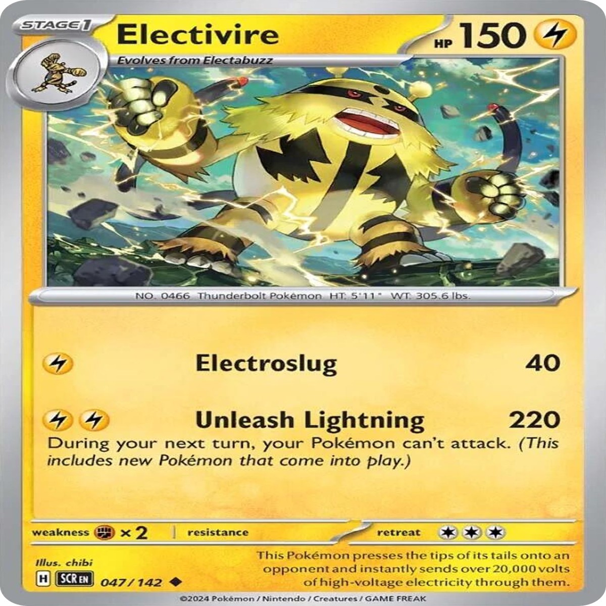 Electivire - 047142 - Reverse Holofoil