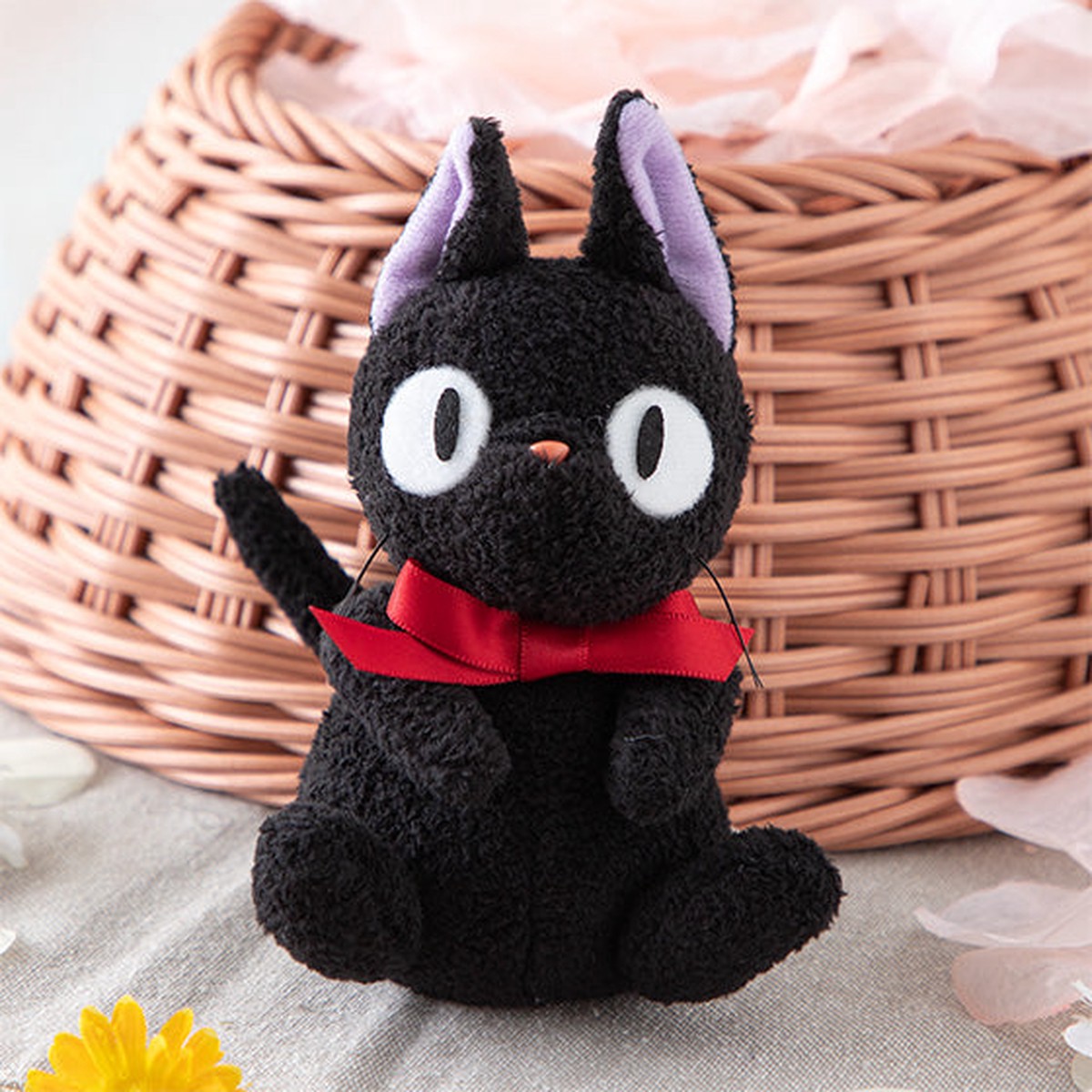 Kikis Delivery Service Jiji Fluffy Plush Doll Studio Ghibli Japan 2023