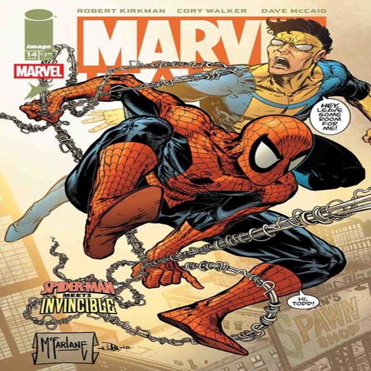 Marvel Teamup 14 Facsimile Edition Cover D Todd McFarlane Dave Mccaig Variant