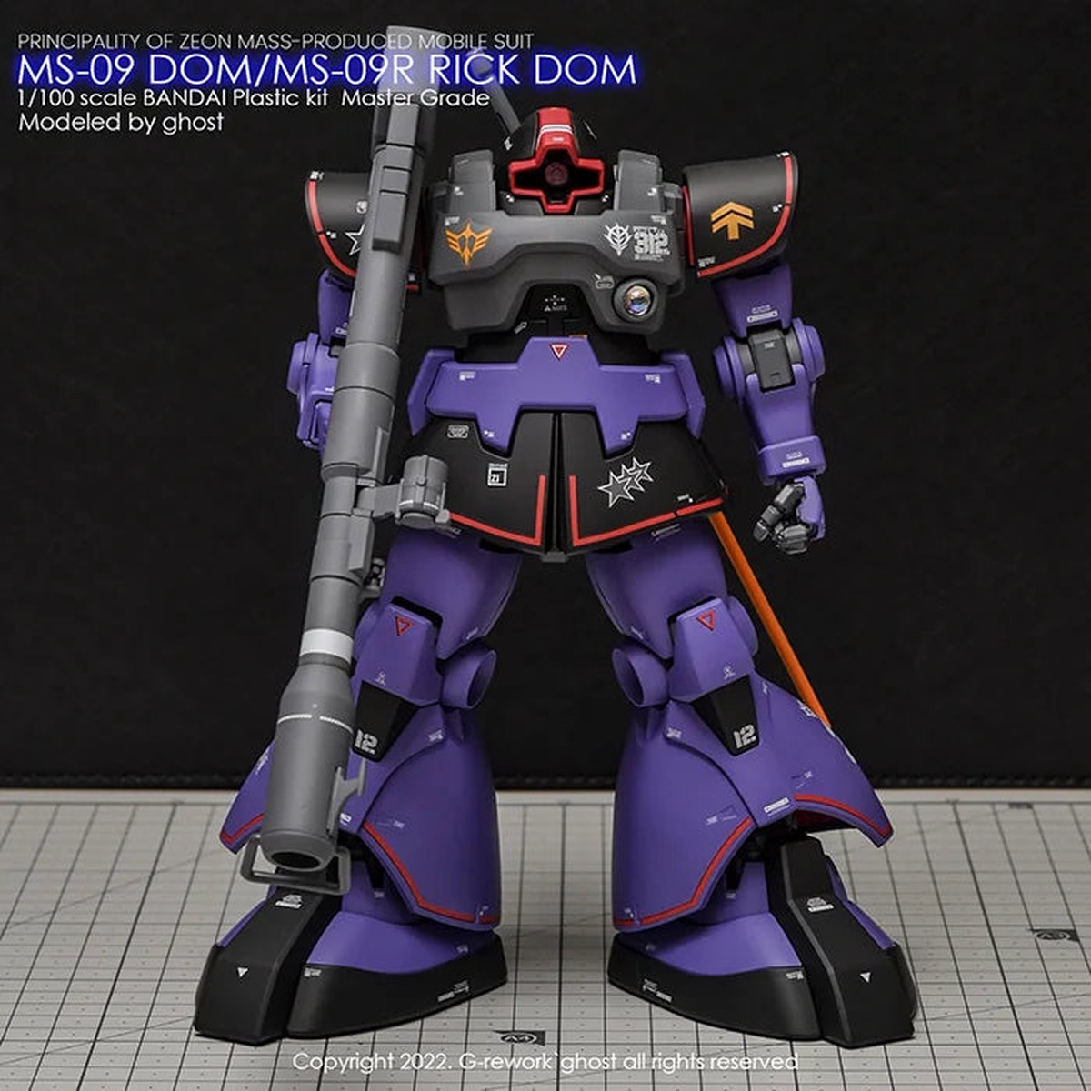 G-Rework Decal - MG MS-09 09R Dom Rick Dom Ver15 Use