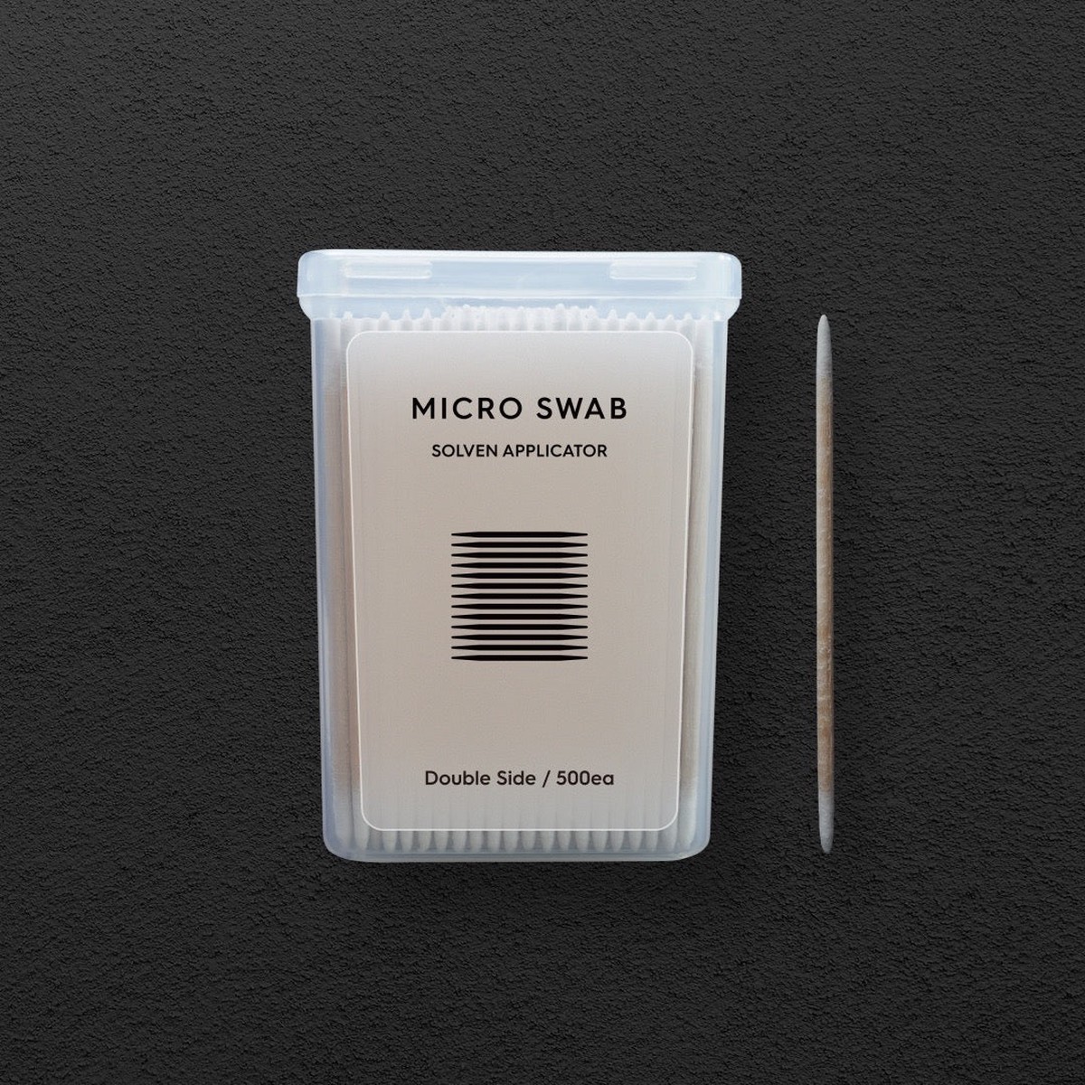 Gunprimer MICRO SWAB for SOLVEN Cleaning Solution Double Side 500ea (MS-DS-500)