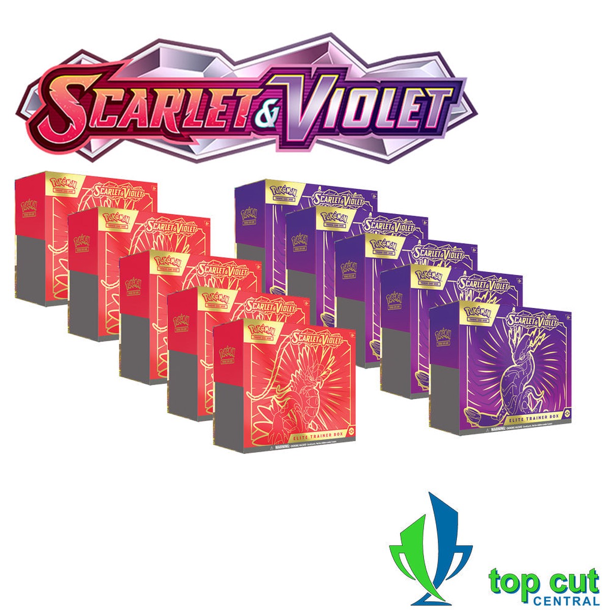 Scarlet Violet - Base Set - Elite Trainer Box - Case