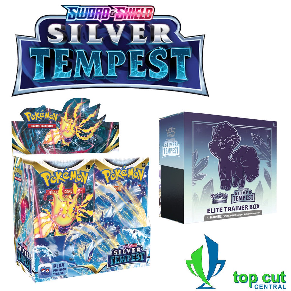 Sword Shield - Silver Tempest Booster - Box Elite Trainer Box Bundle