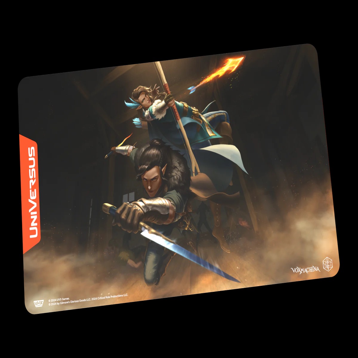Playmat UVS Critical Role Vox Machina Arrows Daggers