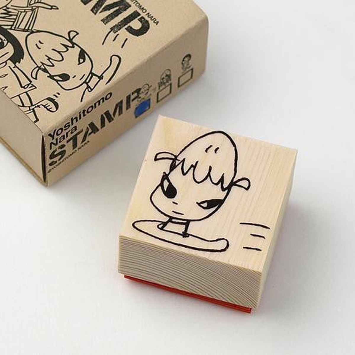 Nara STAMP wood M size Airplane Yoshitomo Nara Japan Art