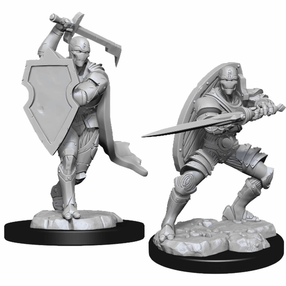 DD Minis Warforged Male Fighter