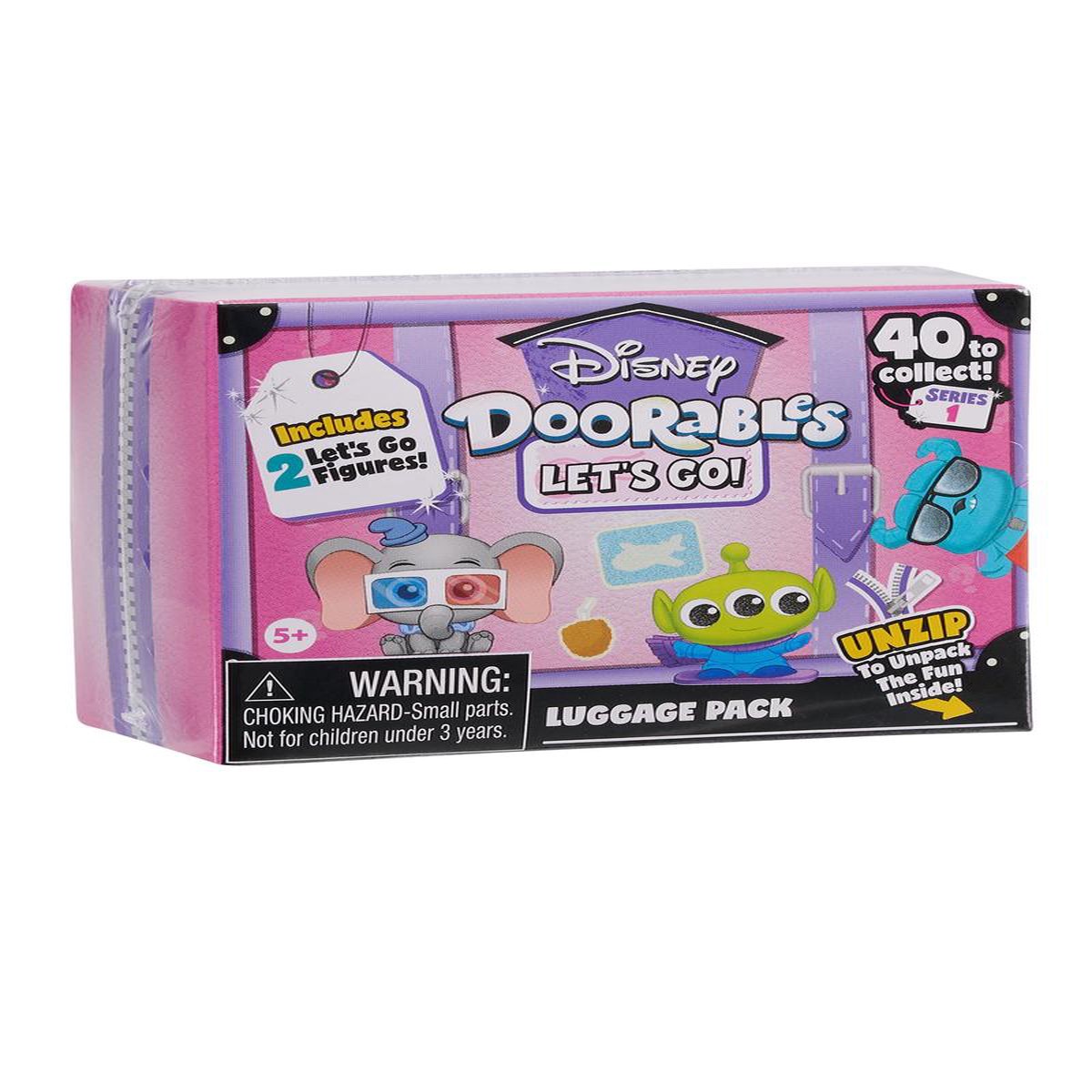 Disney Doorables Mystery 15 Inch Lets Go Figures Luggage Pack