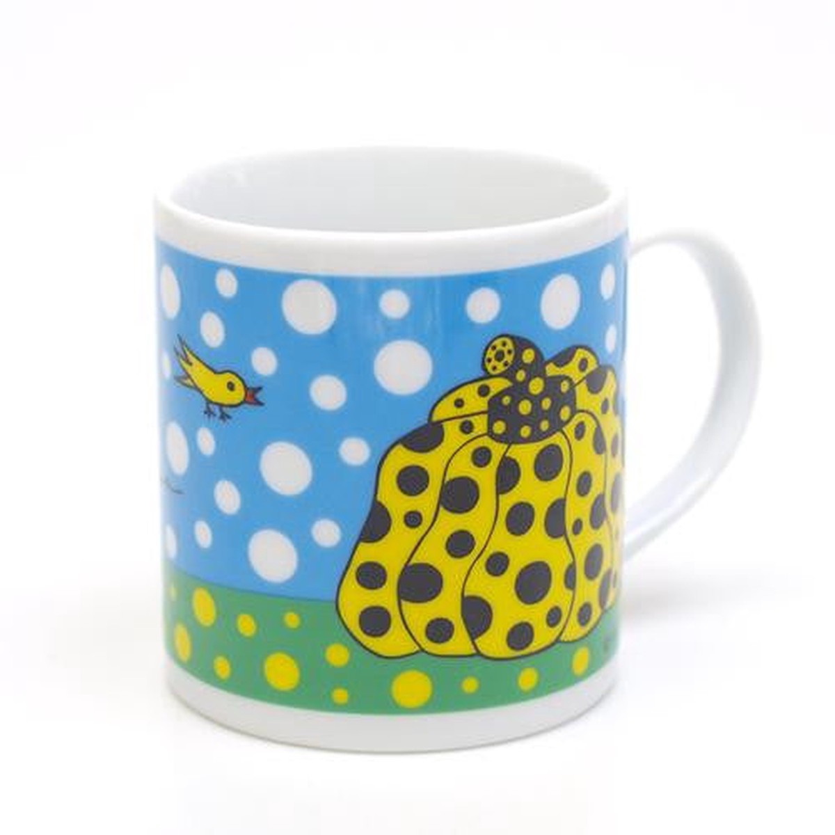 Yayoi Kusama Pumpkin Mug Cup Blue Japan Art
