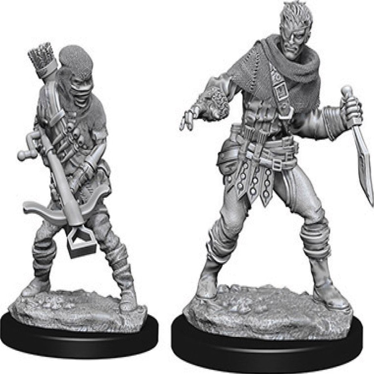 WizKids Deep Cuts Unpainted Miniatures W04 Bandits