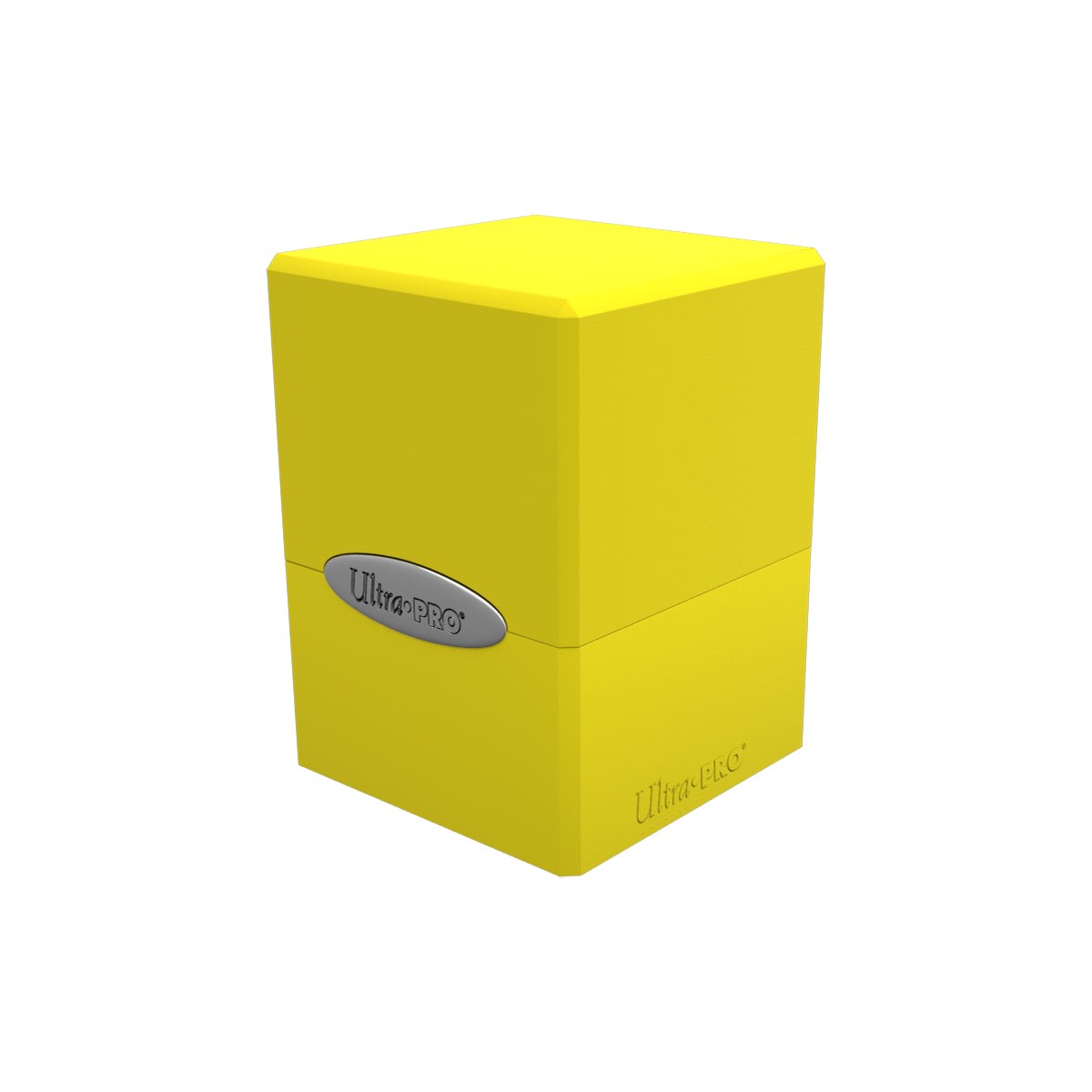 Deck Box Satin Cube Lemon Yellow