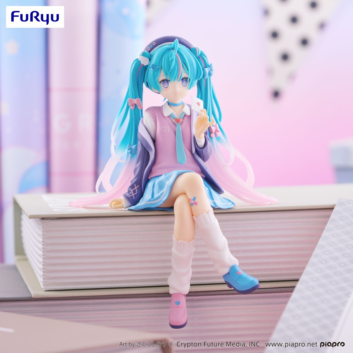FuRyu Noodle Stopper Figure - Hatsune Miku - Love Blazer Navy Color ver