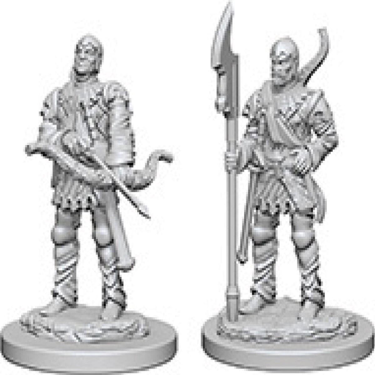 Pathfinder Deep Cuts Unpainted Miniatures W04 Town Guards