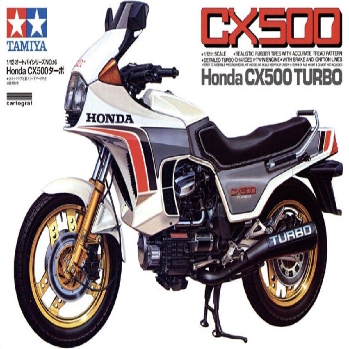 112 Honda R C Turbo (Tamiya Motorcycle Series 16)