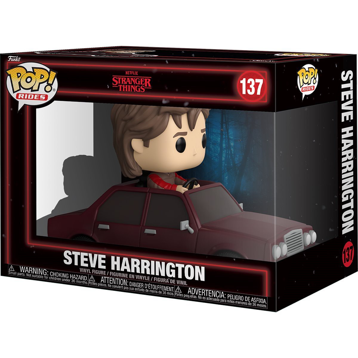 Stranger Things Season 5 Steve Harrington in Car Funko Pop Ride 137