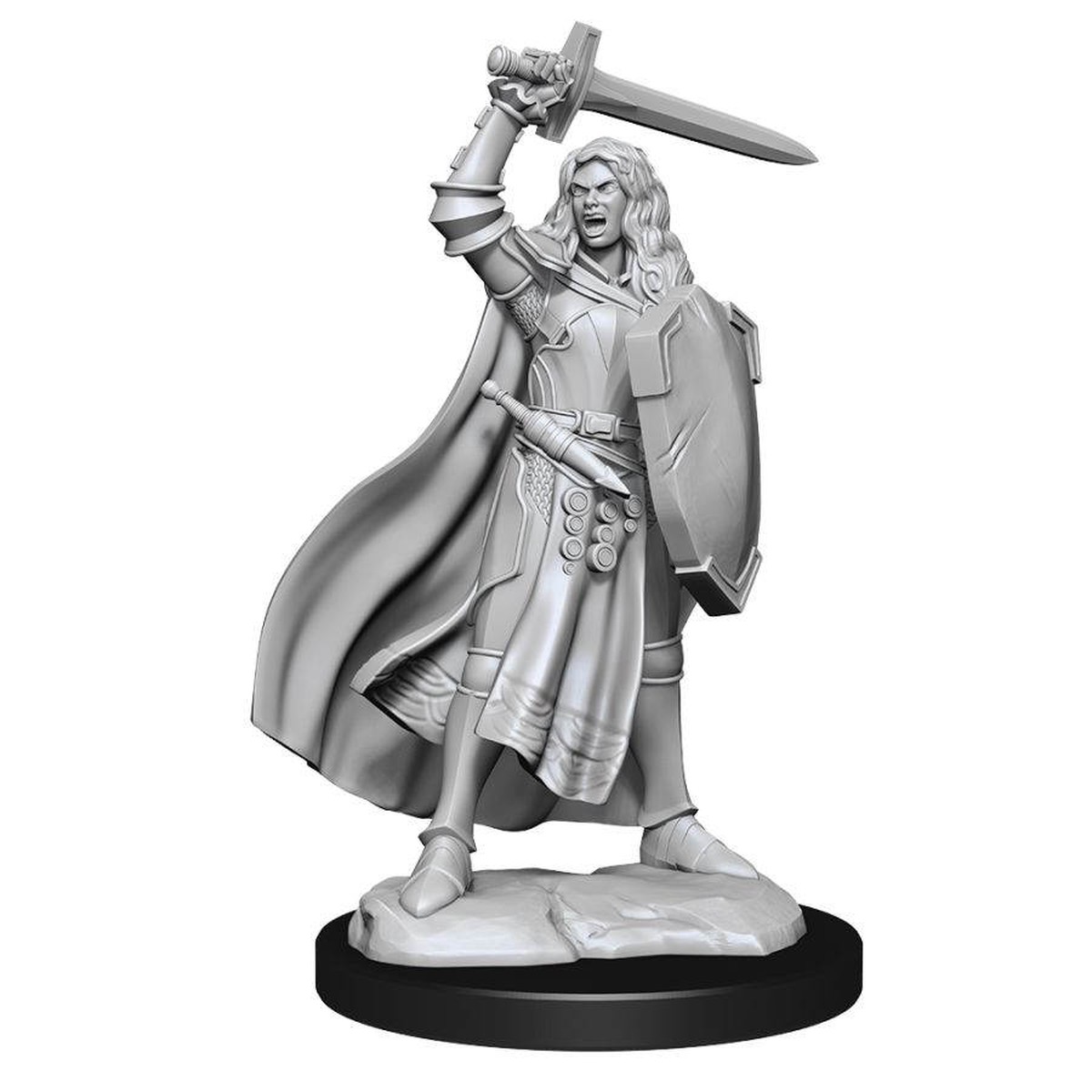 Pathfinder Deep Cuts Unpainted Miniatures W14 Human Champion Female