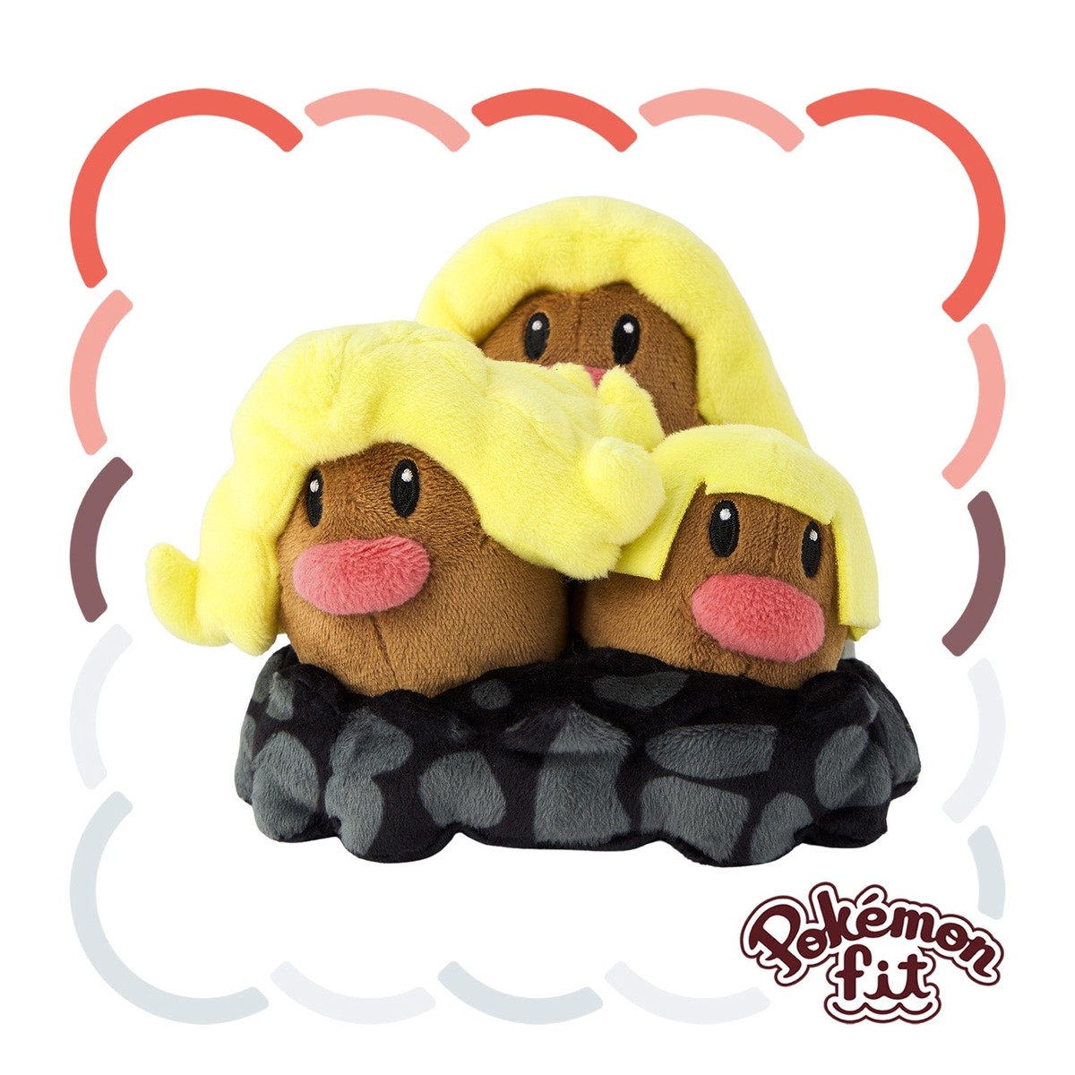 Alolan Form Plush Doll Sun Moon Pokemon fit Center Japan 51