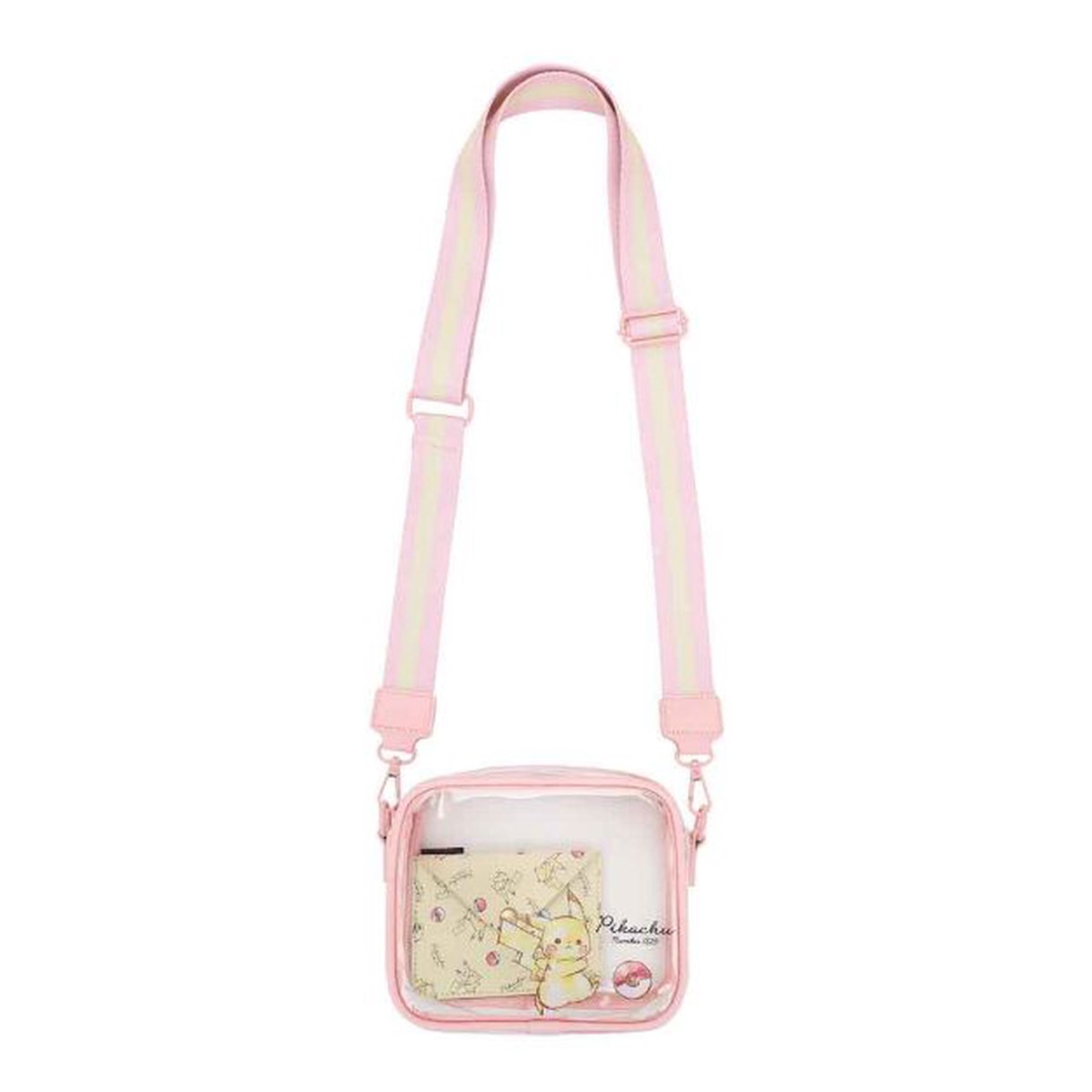 Pokemon Pikachu Number 025 Clear Crossbody Wallet