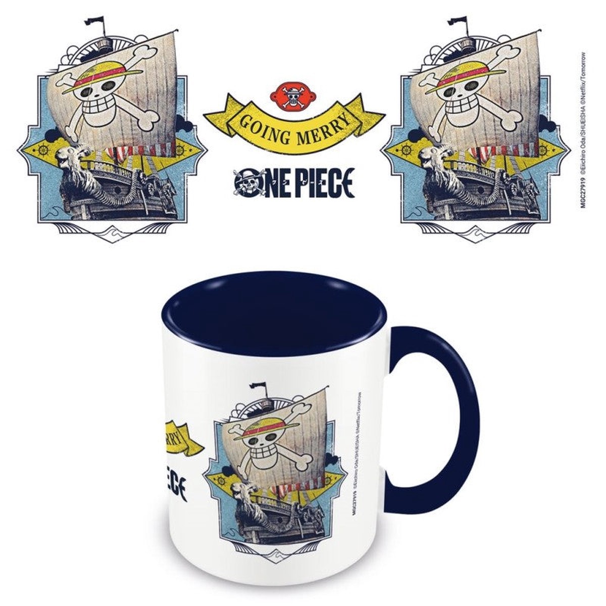 One Piece Mug - Going Merry (Inner Coloured)