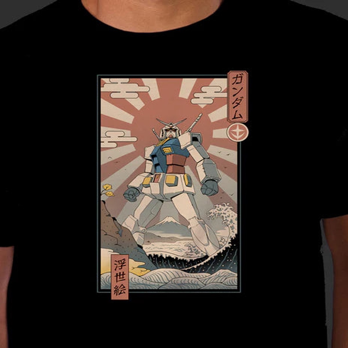 Mobile Suit Ukiyo-E T Shirt 4XL