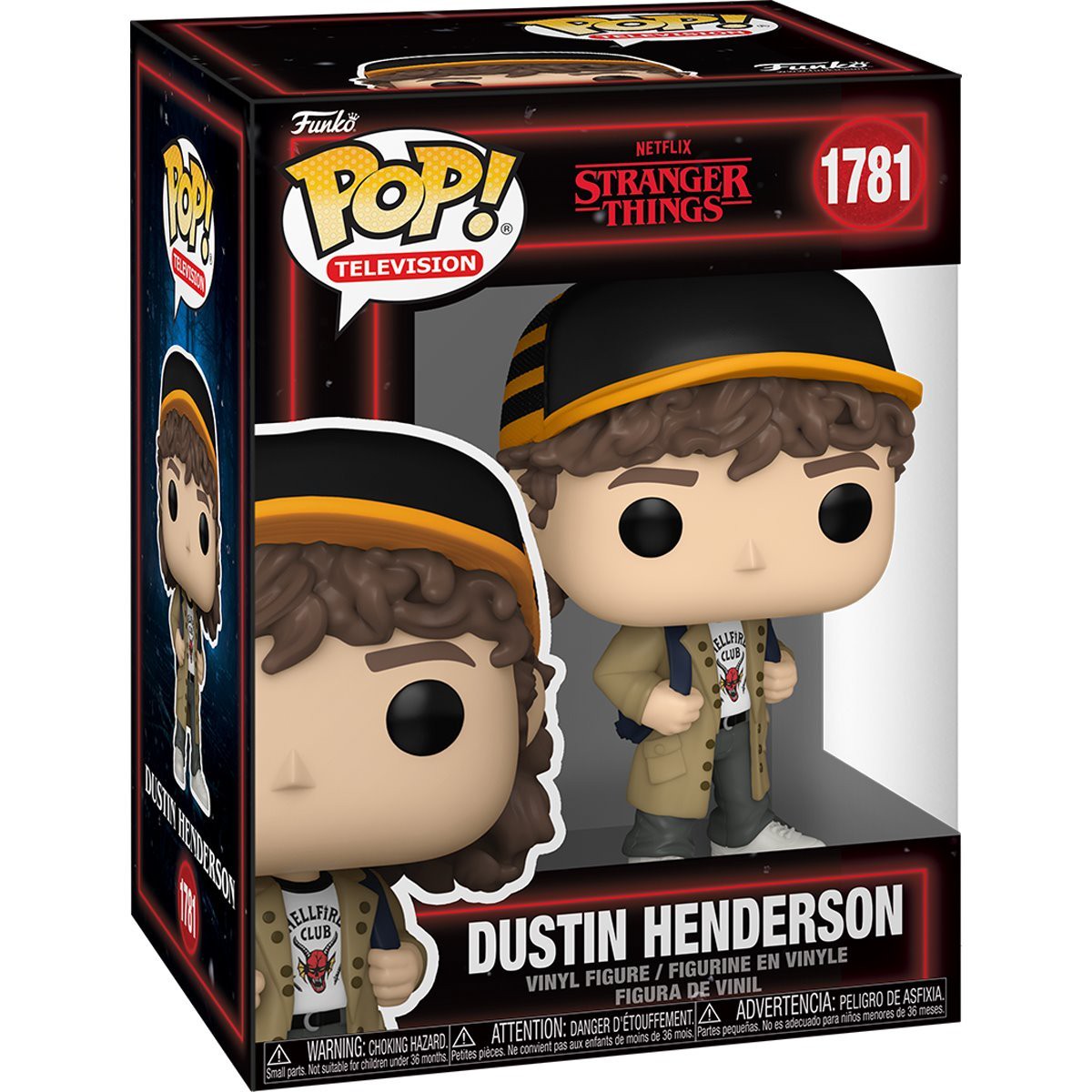 Stranger Things Season 5 Dustin Henderson Funko Pop Vinyl Figure 1781