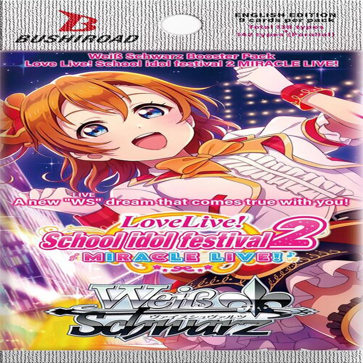 Weiss Schwarz Love Live School Idol Festival Booster 2 Booster Pack
