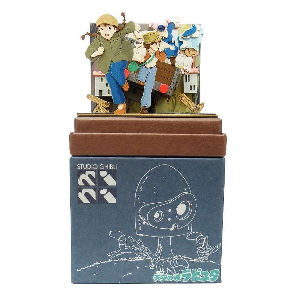 Sankei Miniature Art Kit - Studio Ghibli - Escape Sheeta and Pazu (Laputa Castle in the Sky)