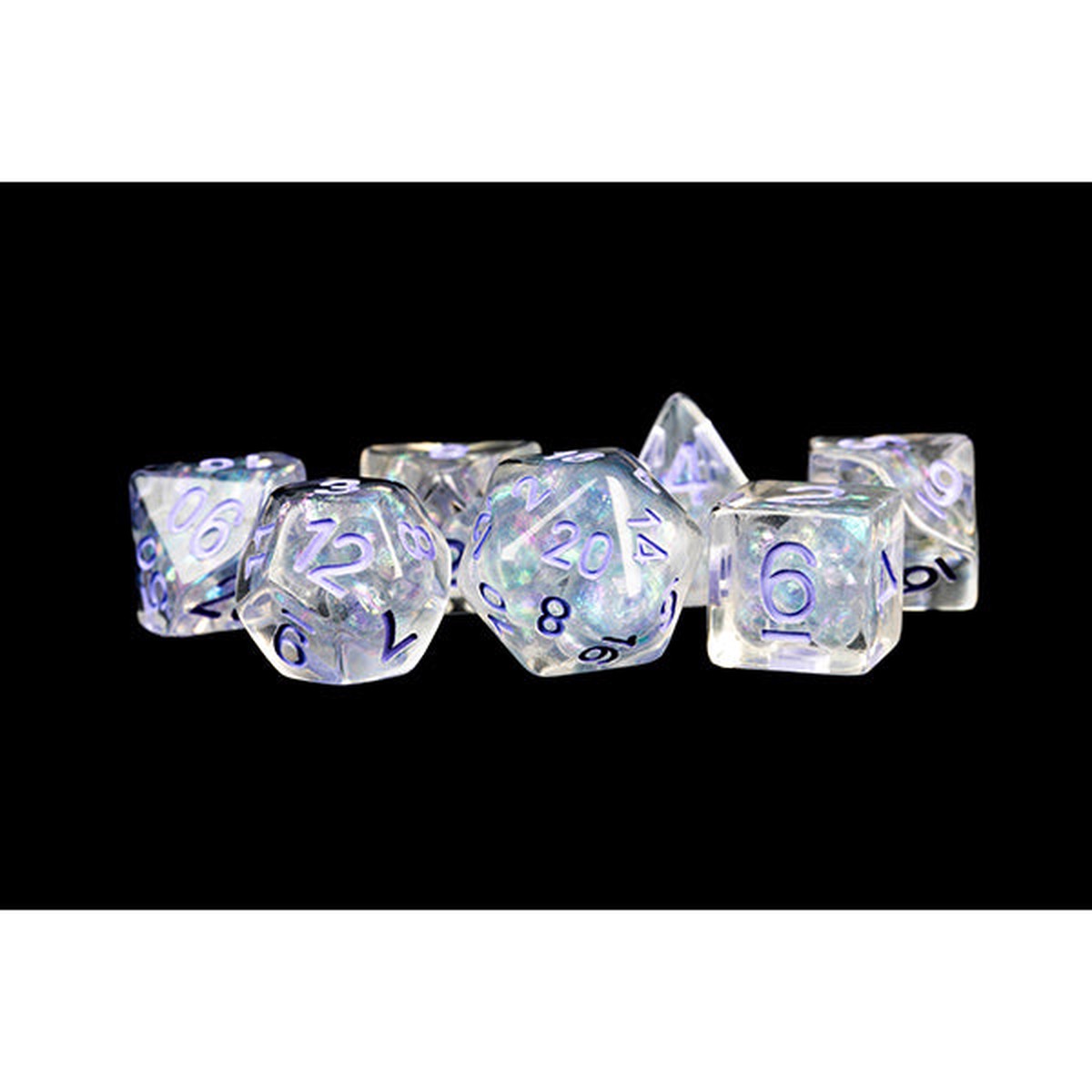7-Die Set 16mm Resin Pearl Purple Numbers