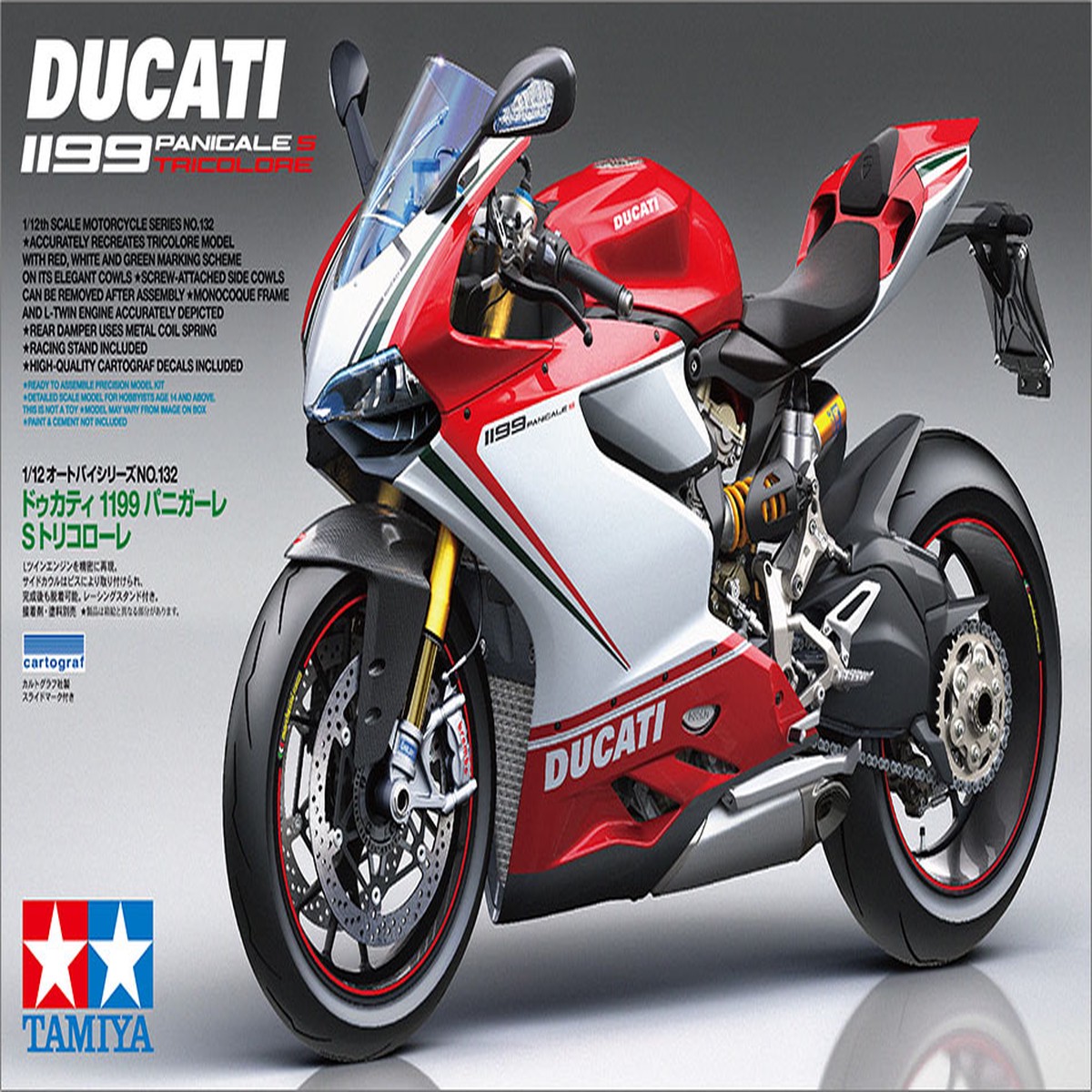 112 Ducati 1199 Panigale S Tricolore (Tamiya Motorcycle Series 132)