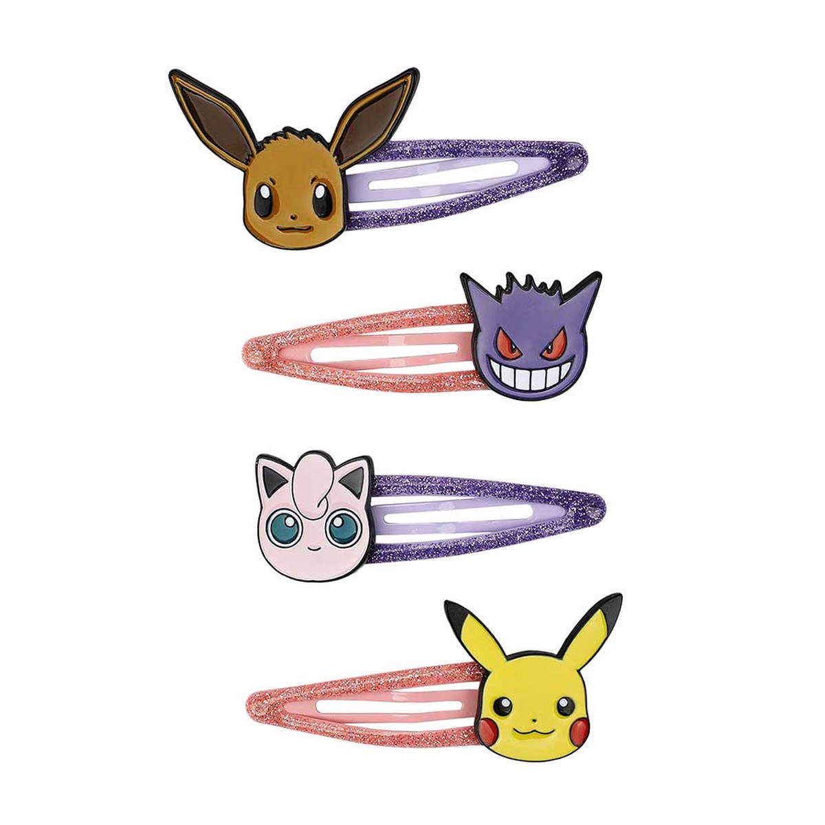 Pokemon Characters 4 pc Hair Clip Set