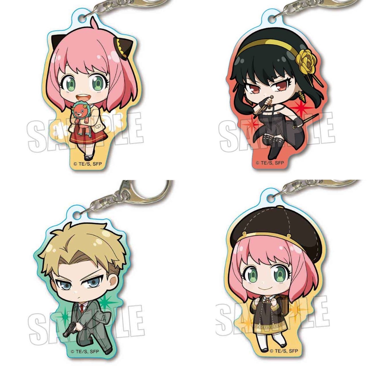 Spy X Family Acrylic Key Chain (4 Styles)