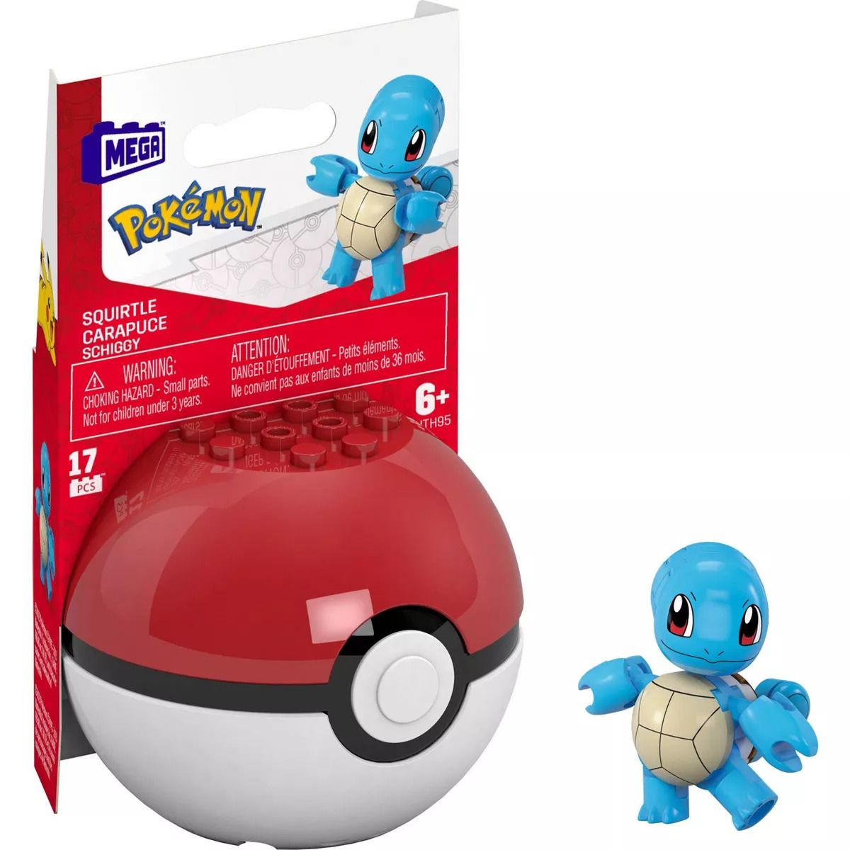 Mega Construx Pokmon Evergreen Poke Ball - Squirtle
