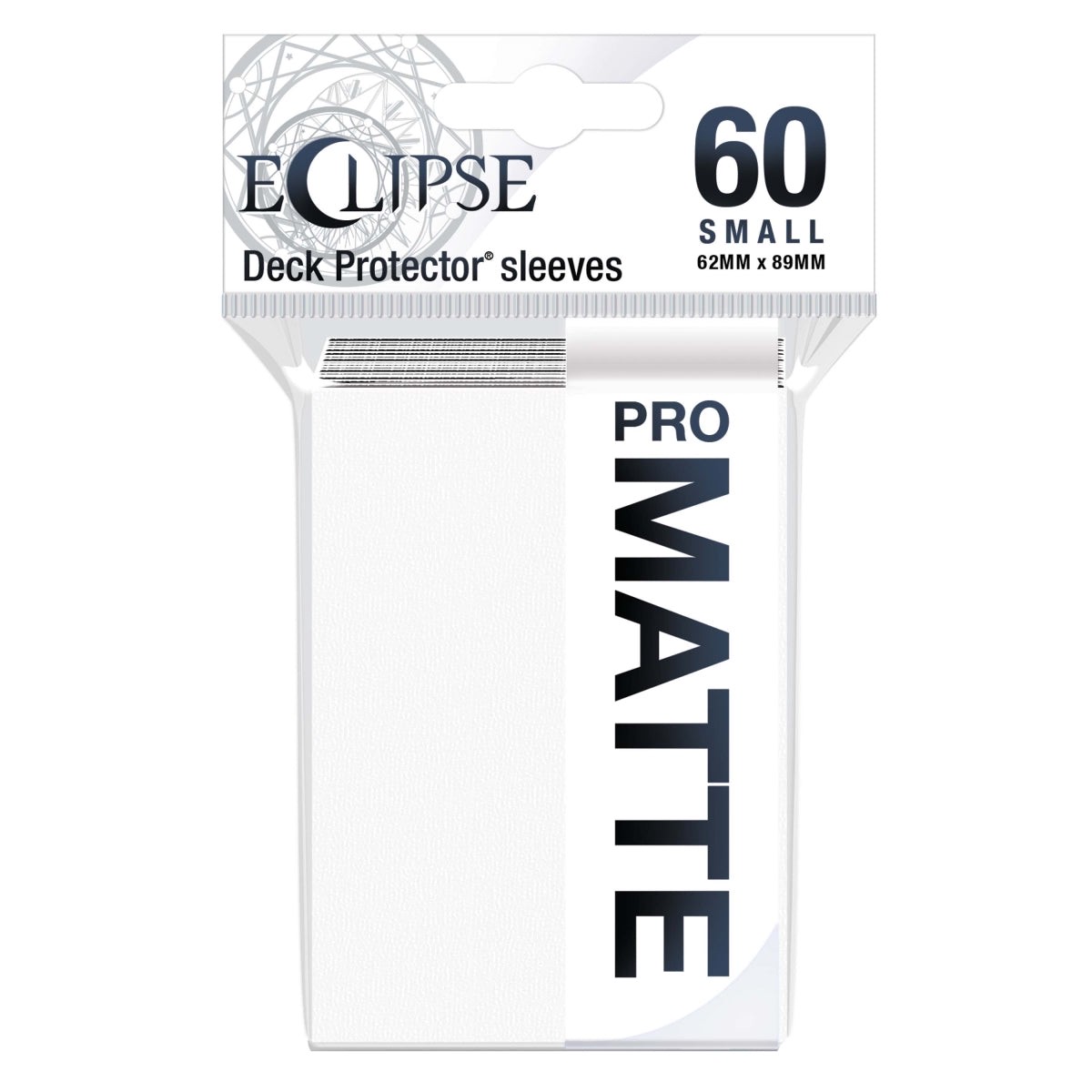 Deck Pro Eclipse Small Matte Sleeves Arctic White - 60 ct