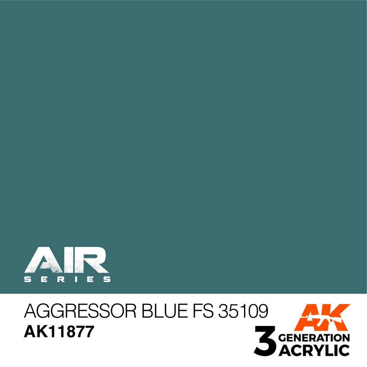 AK Interactive 3GEN Acrylic AIR - AK11877 Aggressor Blue FS 35109