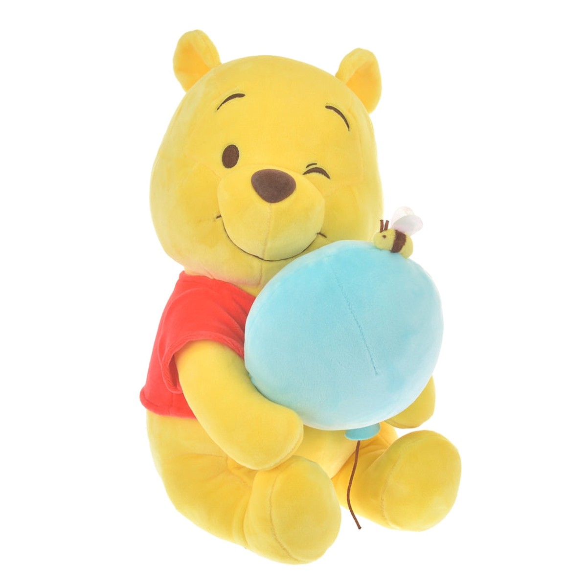 Winnie the Pooh Plush Doll M POOHS BALLOON Disney Store Japan