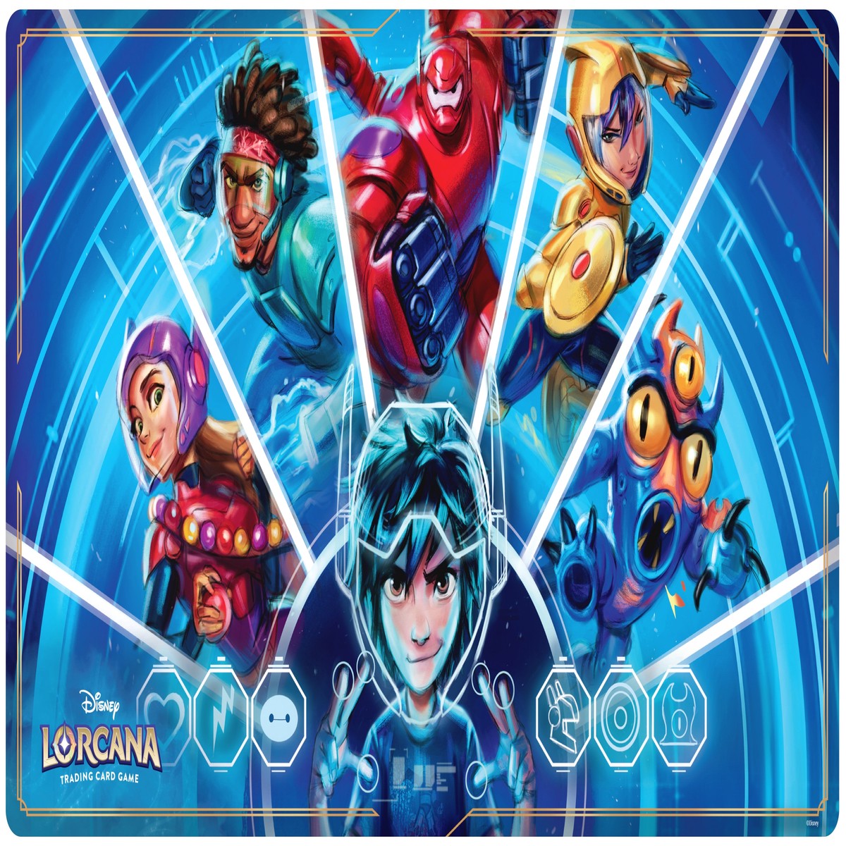 Lorcana TCG Archazias Island Playmat - Big Hero 6 We Could Be Immortals