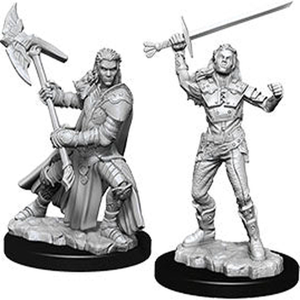 Dungeons Dragons Nolzurs Marvelous Unpainted Miniatures - W07 Half-Orc Female Fighter