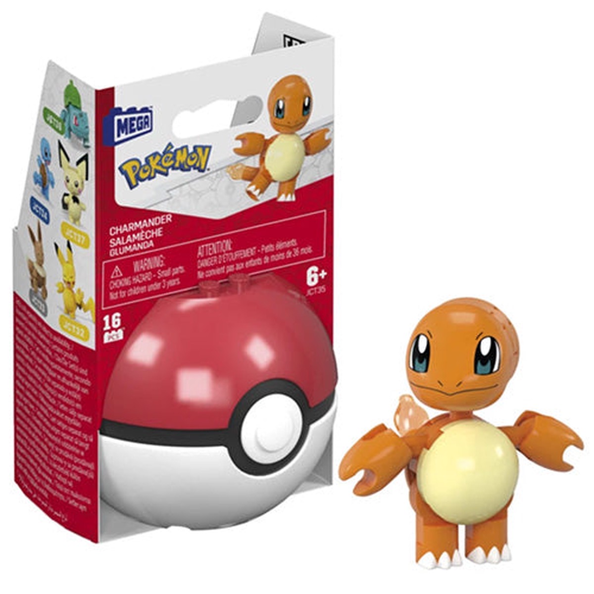 Mega Construx Pokmon Evergreen Poke Ball - Charmander