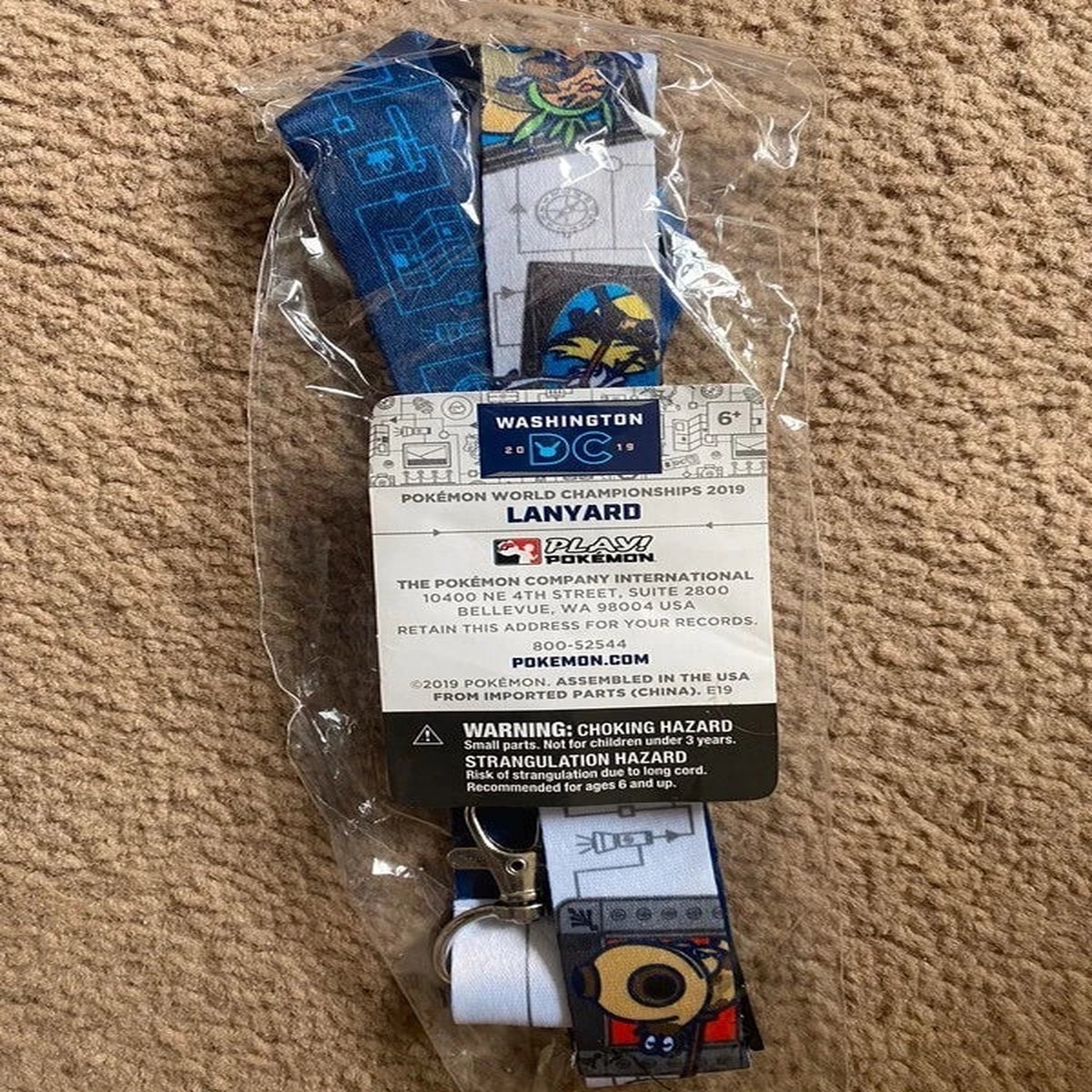 Pokemon 2019 World Championships Lanyard