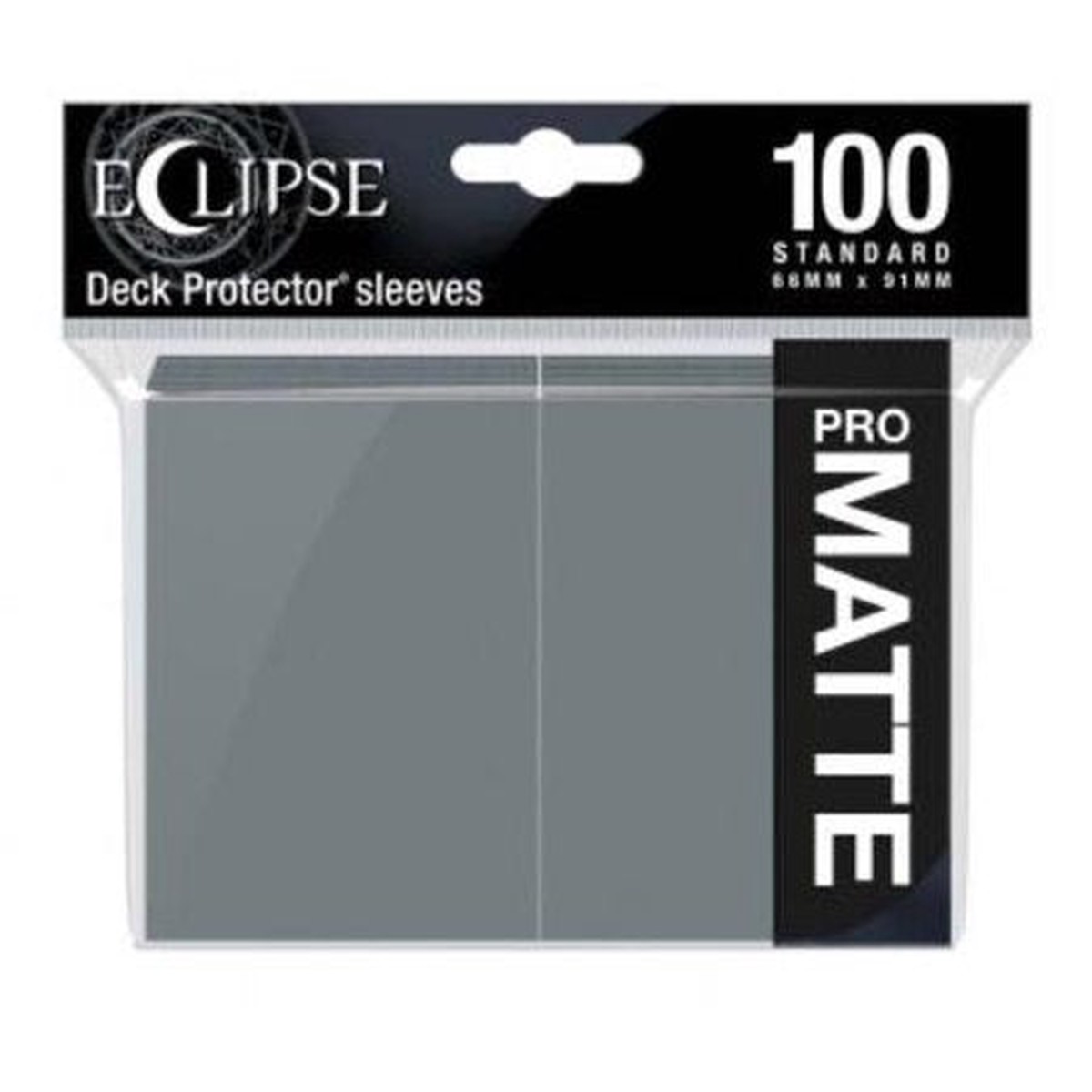Deck Pro Eclipse Matte Sleeves Grey - 100