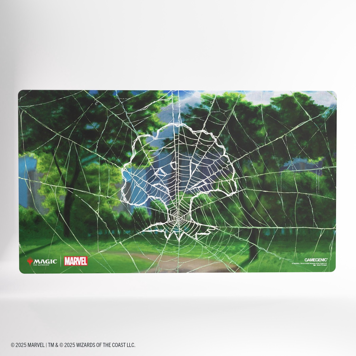 Gamegenic Magic The Gathering Marvels Spider-Man Shiny Playmat - Spider-Man Forest