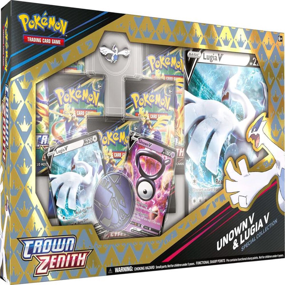 Sword Shield Crown Zenith Special Collection - Unown V Lugia V