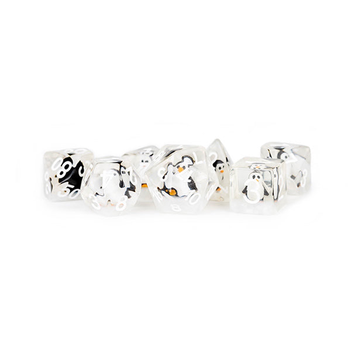 7-Die Set 16mm Penguin Dice