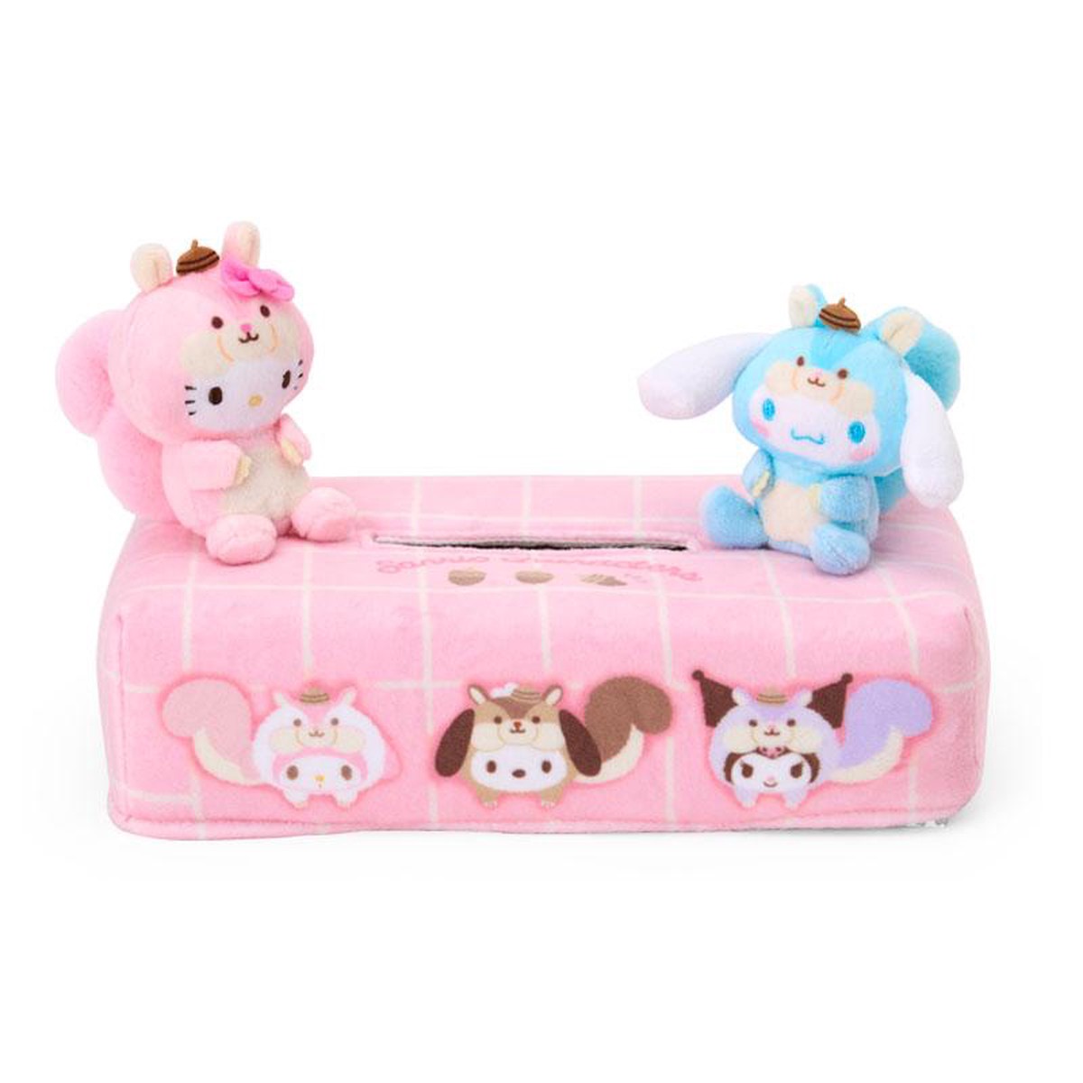 Sanrio Characters Tissue Box Cover Fluffy Squirrel Japan 2025