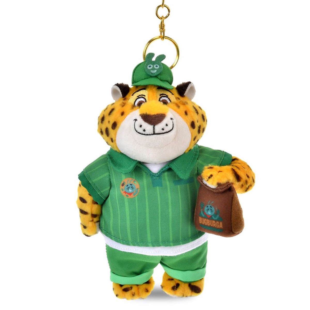 Zootopia 2 Benjamin Clawhauser Plush Keychain BUGBURGA Disney Store Japan 2025
