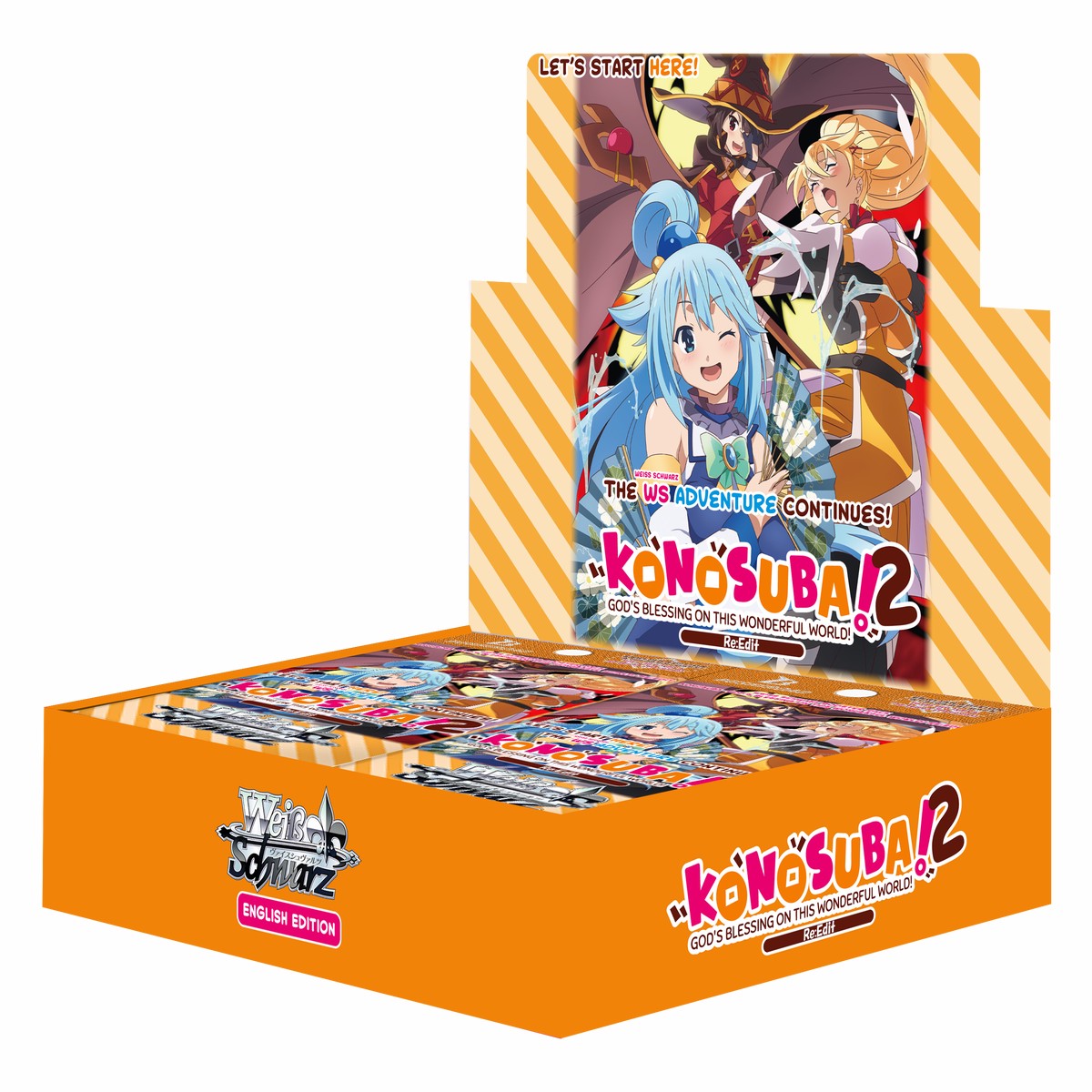 Weiss Schwarz Konosuba Gods Blessing on this Wonderful World Re Edit Booster Box