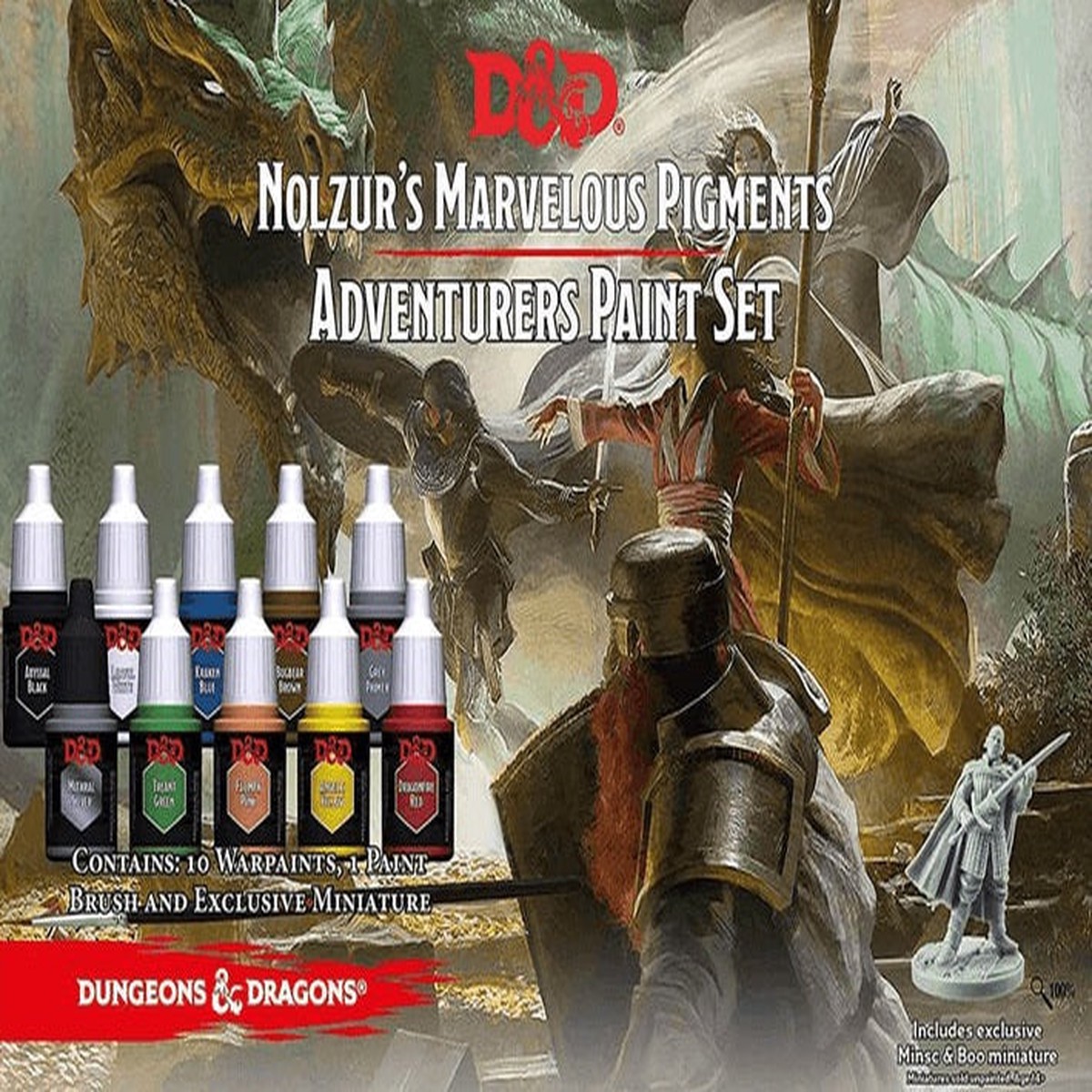 Dungeons Dragons Nolzurs Marvelous Pigments Adventurers Paint Set