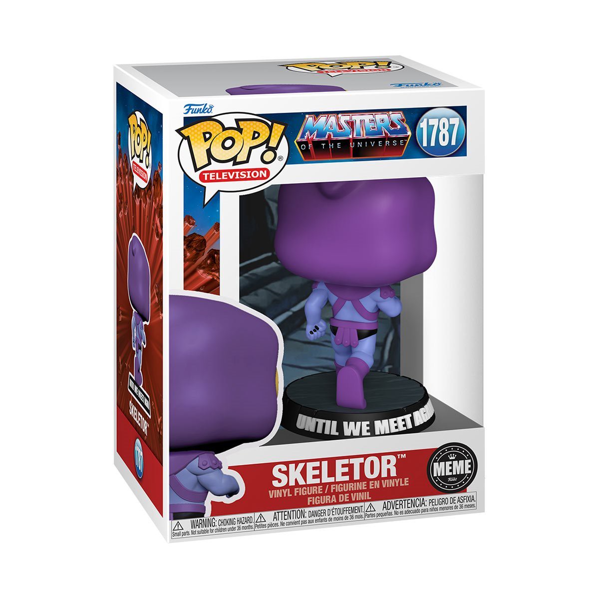 Masters of the Universe Skeletor Running Away Meme Funko Pop Vinyl Figure 1787